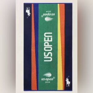 NWT 2024 DATED Official US Open Tennis Player Towel Polo Ralph Lauren NYC 44x24